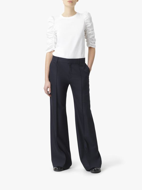 Pantalones Mujer Chloé Ropa Blancas 55% Polyester,43% Wool,2% Elastane MURN04318